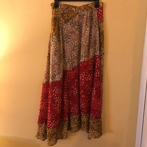 ROOLEE floral maxi skirt